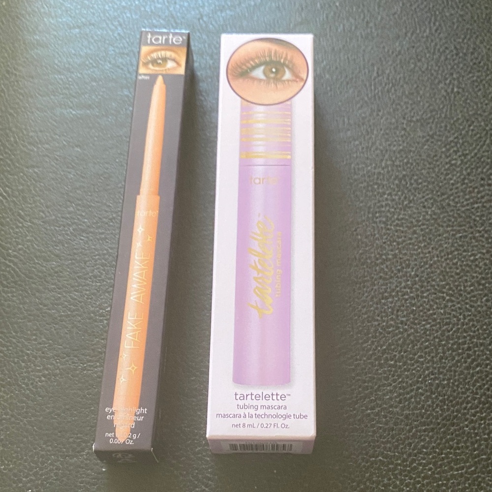 tarte Peach Eye Pencil & Lavender Tartelette Mascara Duo NIP NEW